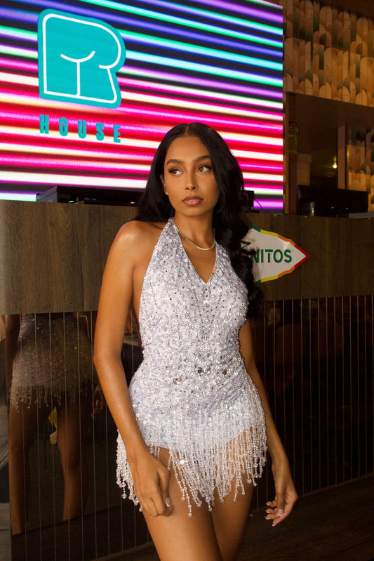 Pretty Little Dolly Pearly Romper