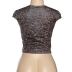 Can’t Hide It Washed Faux Leather Top