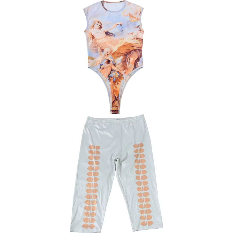 Heaven Sent Angel Capri Set