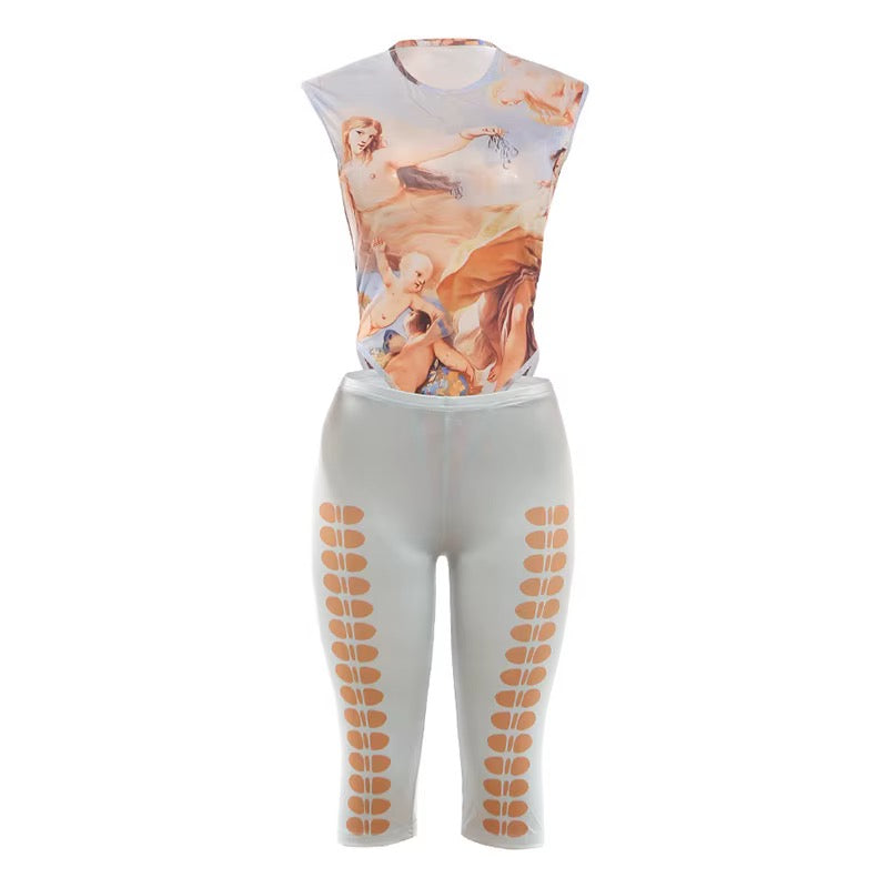 Heaven Sent Angel Capri Set