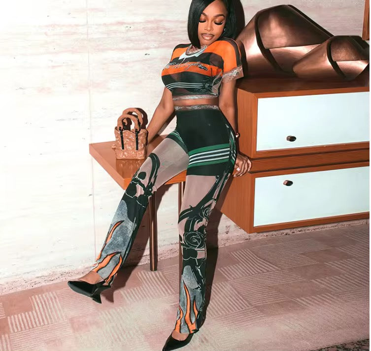 Keep It Spicy Two Piece Pants Set