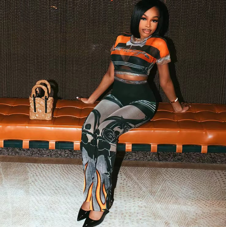 Keep It Spicy Two Piece Pants Set