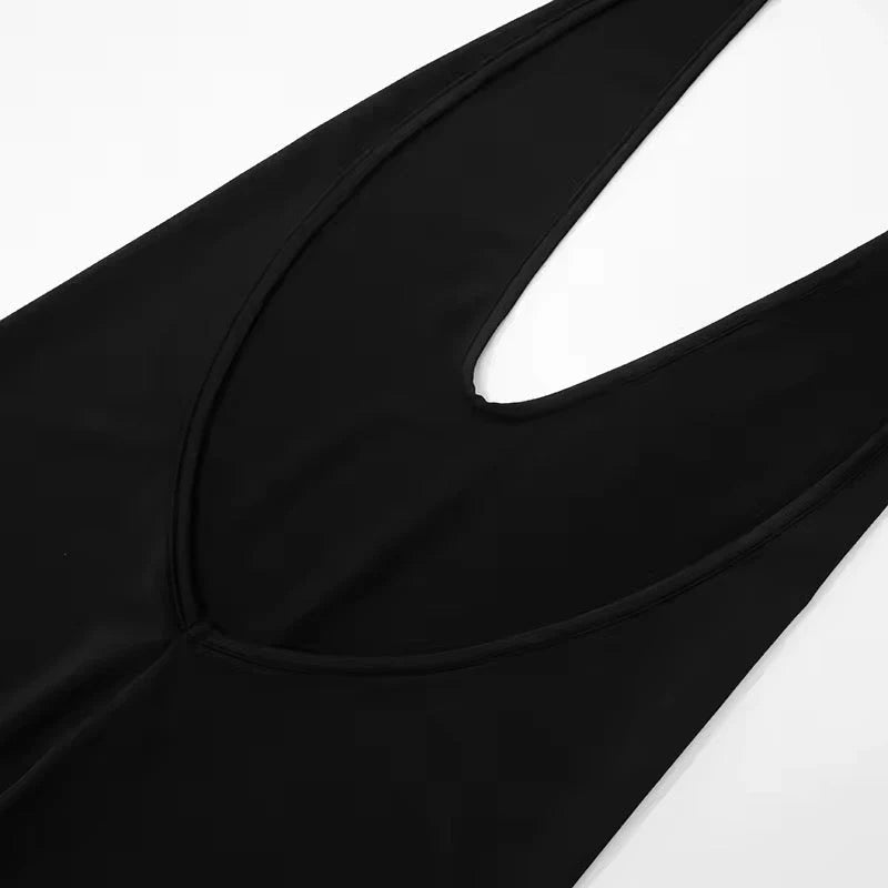 You Should Come Over Mini Plunge Dress