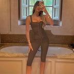 What You Need Tie Up Midi Pants Set