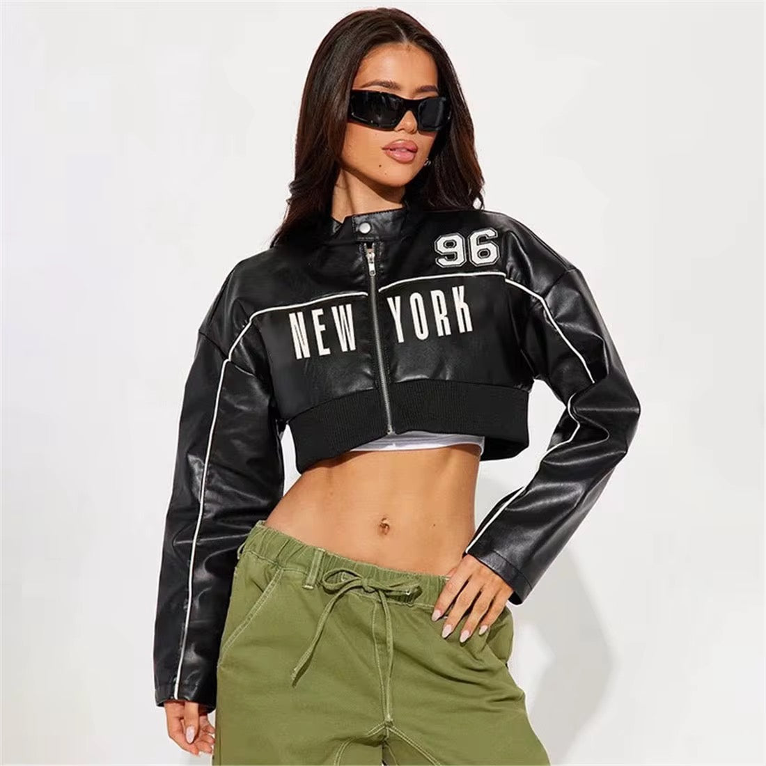 Bodega Baddie Crop Top Jacket