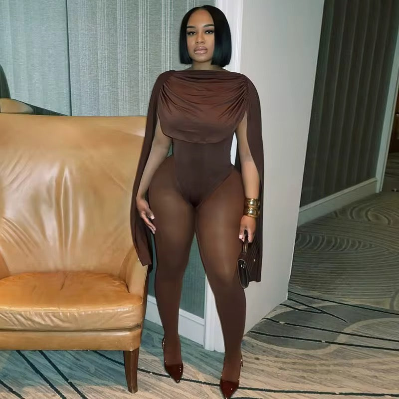 Lose You Mocha Jumpsuit