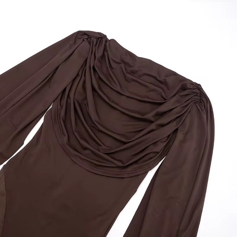 Lose You Mocha Jumpsuit