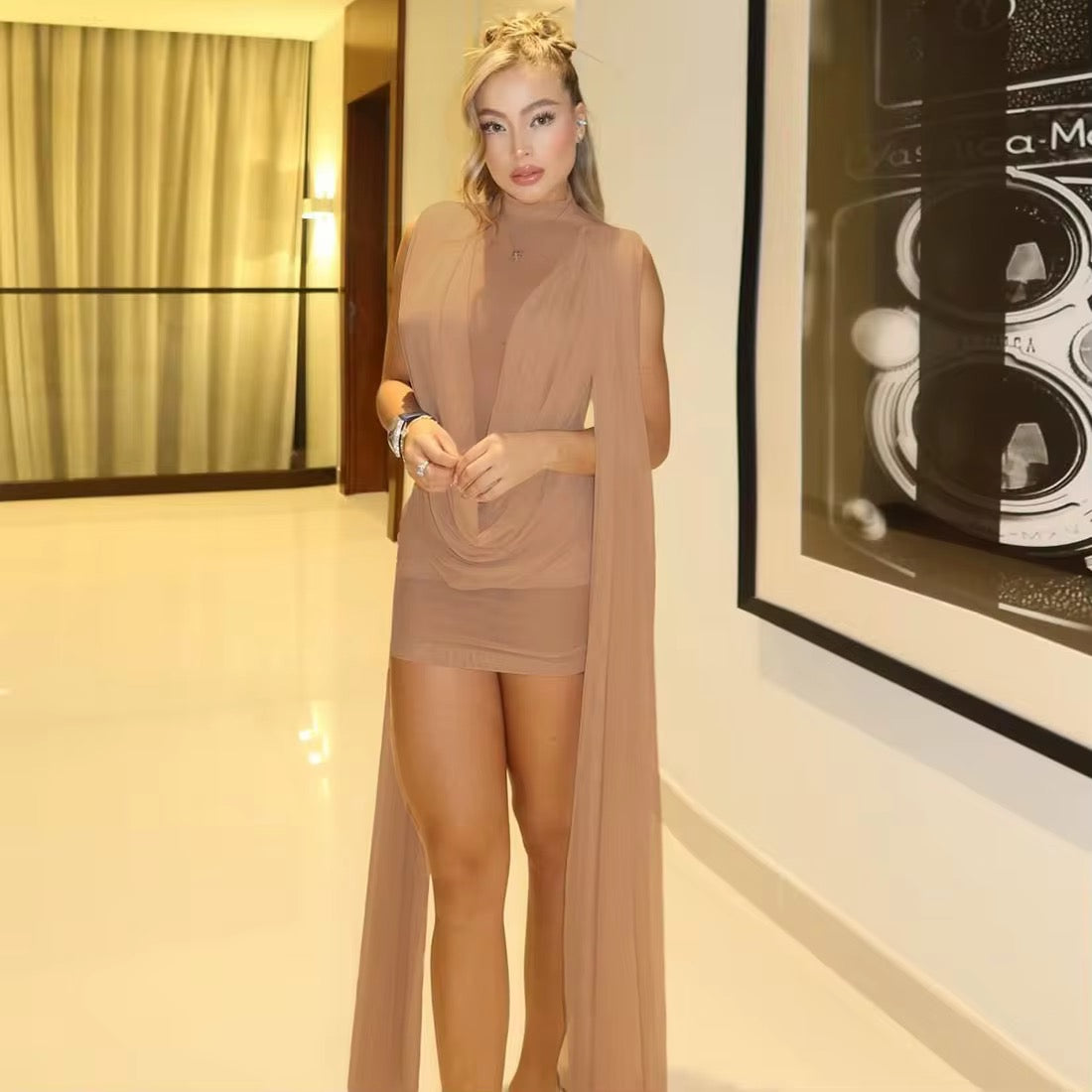 Love Me More Draped Dress