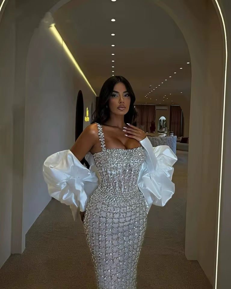 Rendezvous - Rhinestone Gown Dress