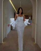 Rendezvous - Rhinestone Gown Dress