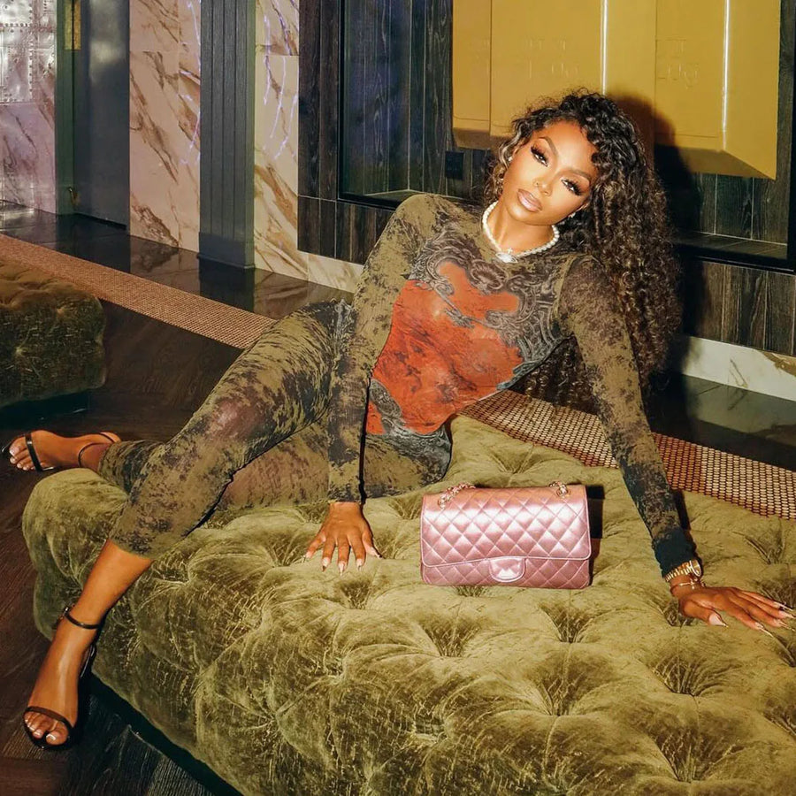 One Night Only - Vintage Print Jumpsuit