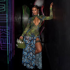 Butterfly Kisses Sheer Maxi Dress