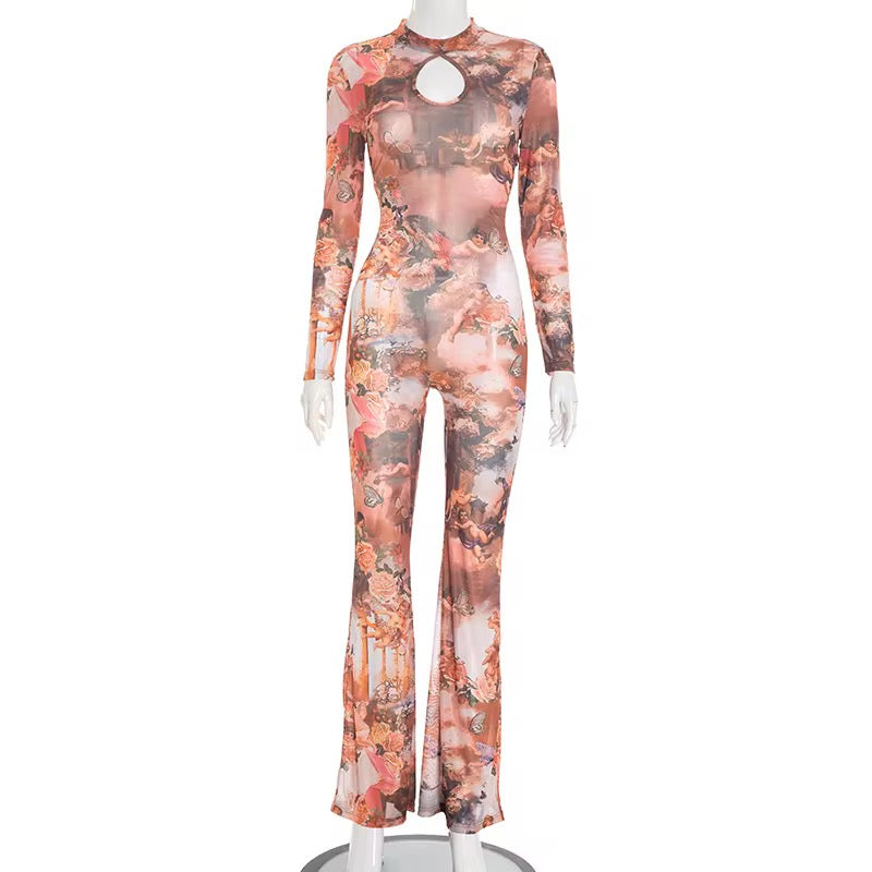 Perfect Angel Mesh Jumpsuit