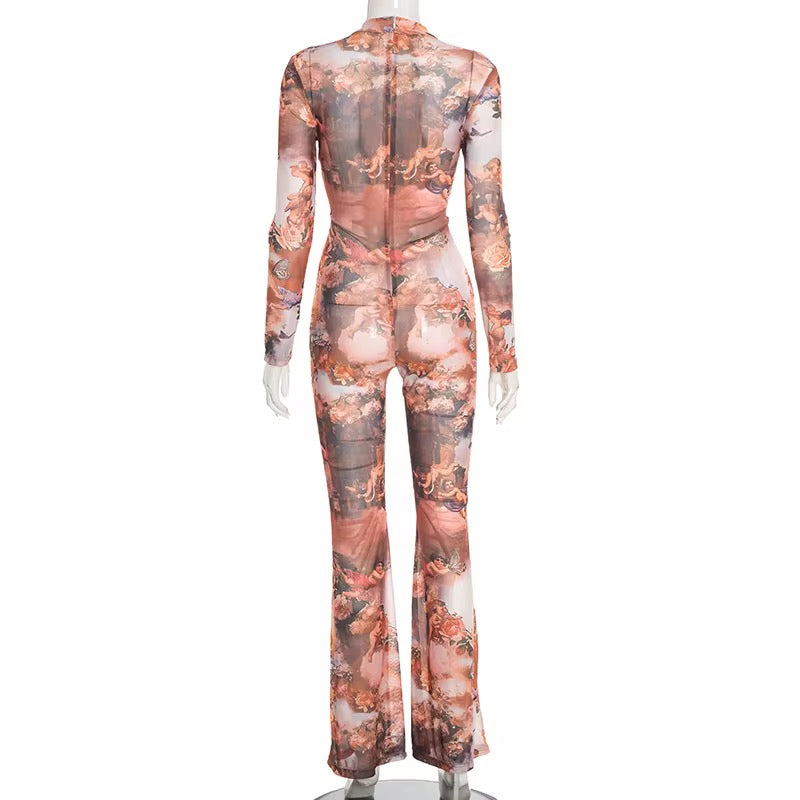 Perfect Angel Mesh Jumpsuit