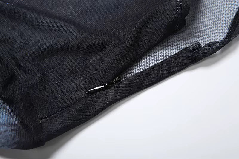 Midnight Aura Body Print Jumpsuit