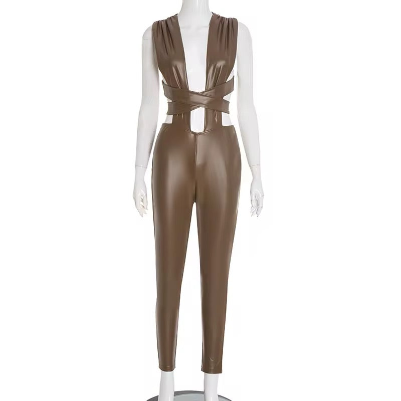 On Your Mind Halter Jumpsuit