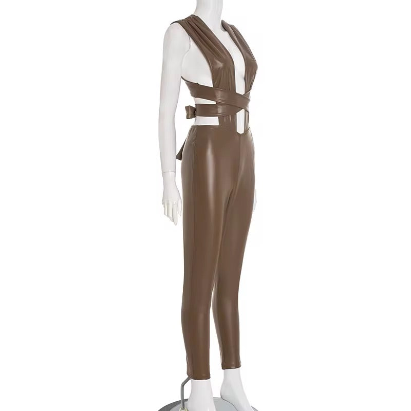 On Your Mind Halter Jumpsuit