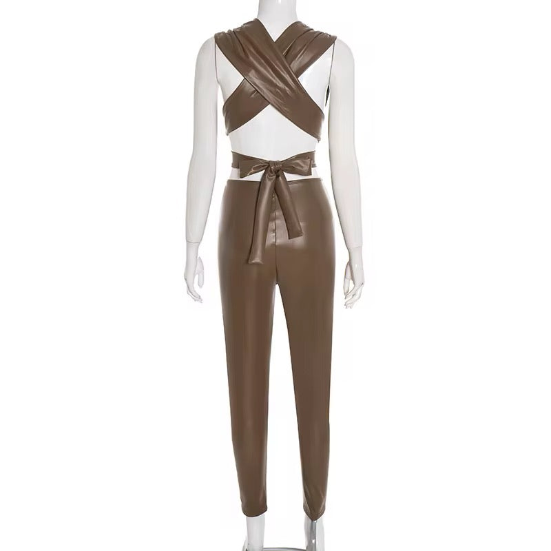 On Your Mind Halter Jumpsuit