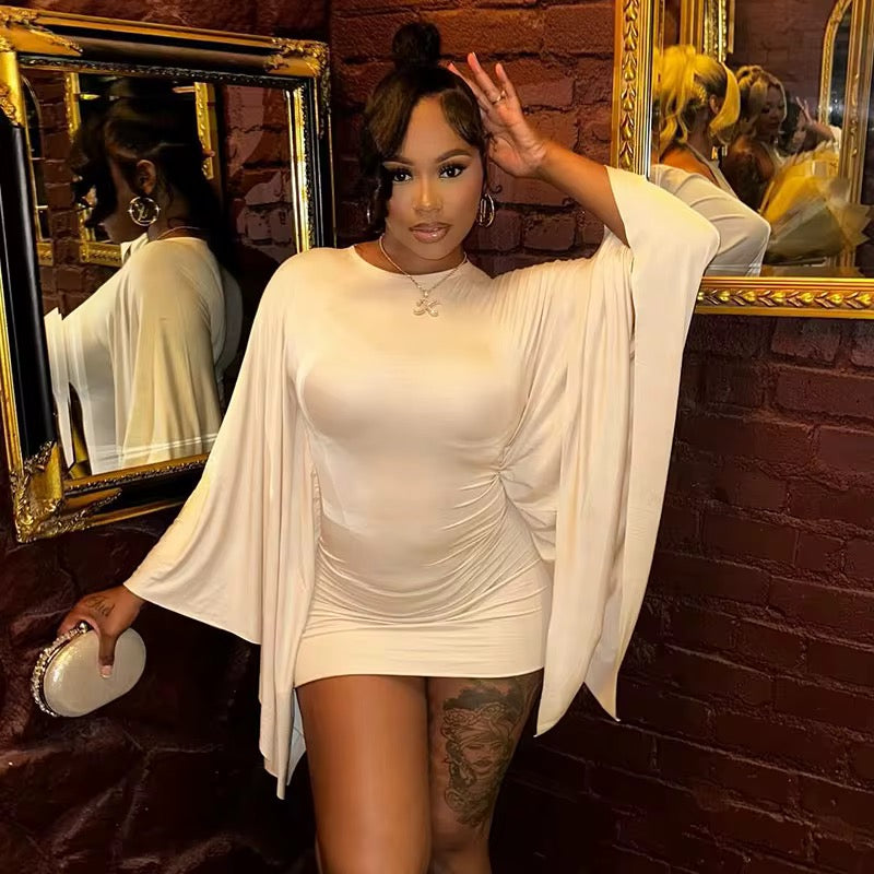 Amour Draped Mini Dress