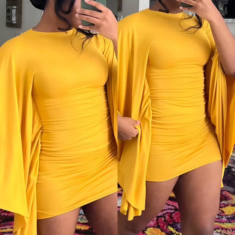 Amour Draped Mini Dress