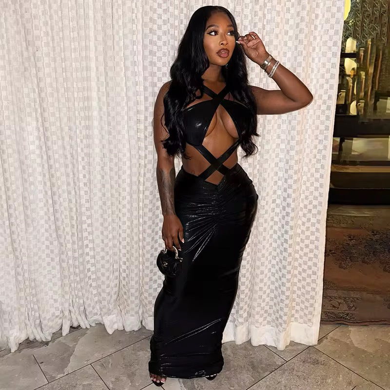 Cheers To The Moment Dress - Black