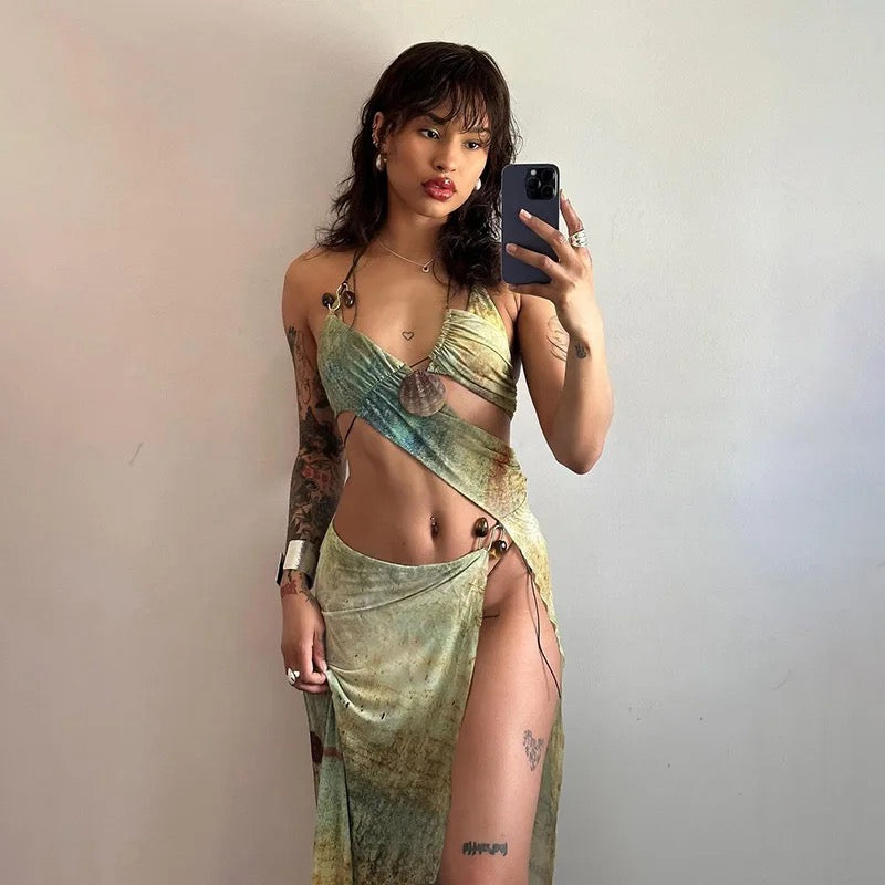 Señorita Maxi Wrap Dress