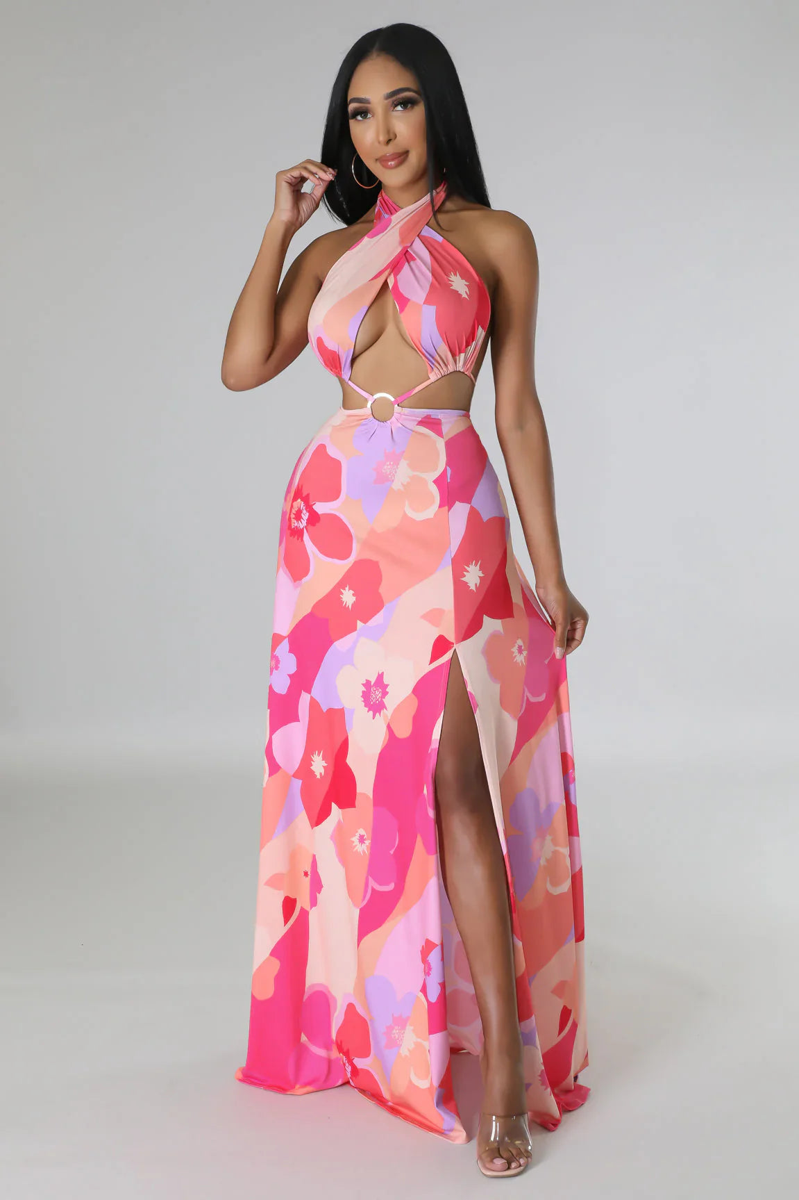 Petals & Prosecco Maxi Dress