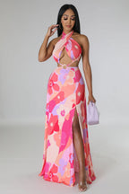 Petals & Prosecco Maxi Dress