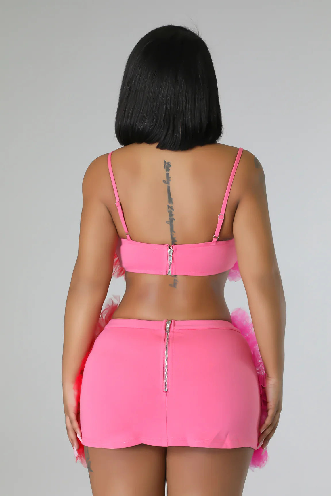 Rainbow Ruffle Fantasy Skirt Set