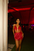 Dance With Somebody Skirt Set