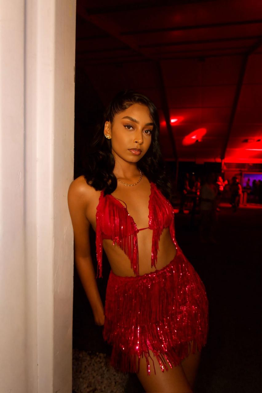 Dance With Somebody Skirt Set