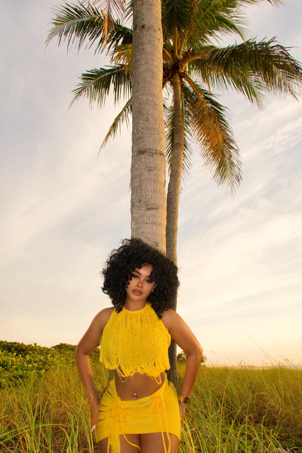Lost In Paradise Skirt Set