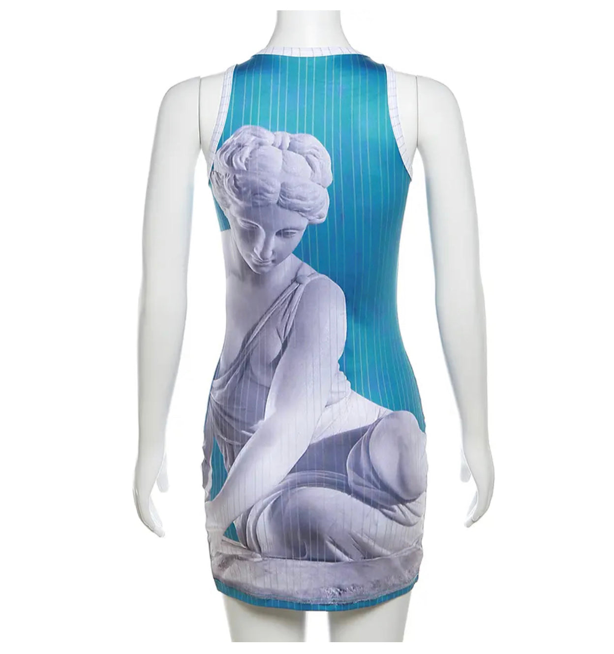 Venus The Goddess Print Dress